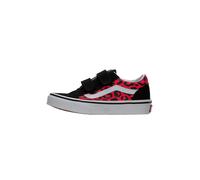 VANS Baskets 'Old Skool V' gris / magenta / noir / blanc, Taille 31