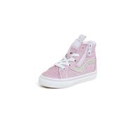 Baskets montantes enfant filles Vans SK8-Hi Reissue Side Zip Rose 19