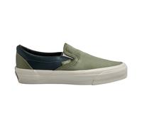 Vans - Baskets Slip-On en satin avec finition premium - Homme - Chaussures - Vert - Taille: 37 EU