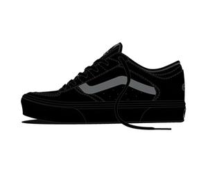 Vans Baskets style de vie pour enfants Jn Rowley Classic 000E52 36,5