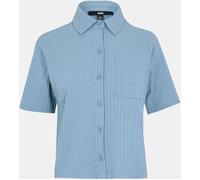 Vans Bedford Knitted Button-Up Short-Sleeve Plain Shirt Citadelle 6 (2XS) Female