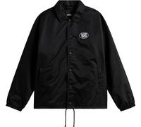 Vans - Blouson en satin déperlant - Torrey Nylon Coaches Jacket 2.0 Black White pour Homme - Taille XL - Noir Noir XL