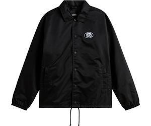 Vans - Blouson en satin déperlant - Torrey Nylon Coaches Jacket 2.0 Black White pour Homme - Taille XL - Noir Noir XL