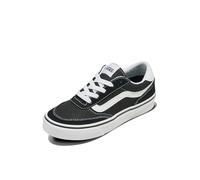 Vans Boy's Brooklyn Ls Black And White 4.5 37