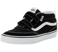 Vans Boy's Brooklyn Mid V Black And White 4 36.5