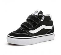 Vans Brooklyn Mid VSneaker Unisexe pour Enfant, Noir/Blanc, 4.5 UK Child