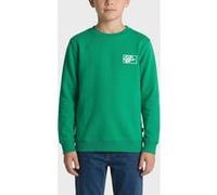 Sweatshirts garcons Vans BY BLOCKED BOX CREW Vert 12 / 14 ans