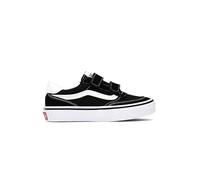 Vans Brooklyn Basket Garçon, Suede Canvas Black White, 31.5 EU