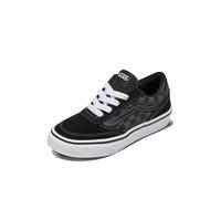 Vans Brooklyn Basket Garçon, Kou Checkerboard Black Asphalt, 29 EU