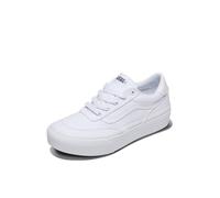 Vans Brooklyn Ls PlatformSneaker pour Femme, Toile Blanche, 40 EU