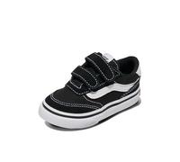Vans Brooklyn Ls V Basket, Suede/Canvas Black/White, 17.5 EU