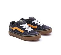 Vans Caldrone Basket, Suede Gum Charcoal/Yellow, 37 EU