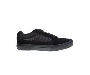 Vans Caldrone, Basket Unisexe Enfants, Suede/Mesh Black/Black,