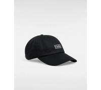Vans Casquette Unisexe Half Box Courbée Jockey, Taille Unique - BLK (Noir/Blanc)