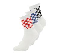 Vans Chaussettes Classic Check Crew Unisexe Blanc Damier 3 paires Taille M