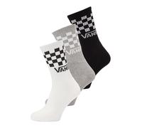 Vans Classic Check Crew Chaussettes, Noir/Blanc, M Mixte