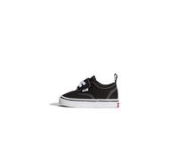 VANS Chaussure basse 'Authentic Elastic Hook And Loop' rouge / noir, Taille 25,5