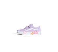 VANS Chaussure basse violet clair / orange / rose / blanc, Taille 32