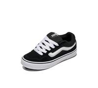 Vans Chaussure Caldrone pour Femme, Daim/Maille Noir/Blanc, 36 EU