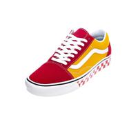 VANS Chaussure de sport à lacets 'Tape Mix ComfyCush Old Skool Sneakers' jaune / rouge, Taille 38