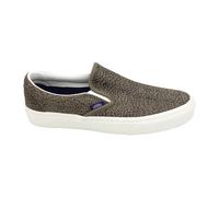 Vans - Chaussure Slip-On en daim semelle en caoutchouc - Femme - Chaussures - Vert - Taille: 37 EU