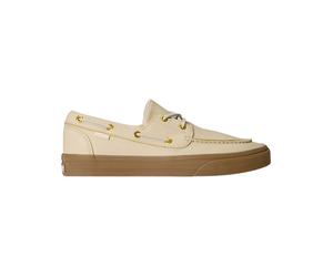 Vans - Chaussures bateau en cuir - 2-Eyelet Boat Shoe Tan pour Homme en Cuir - Taille 44 - Beige Beige 44