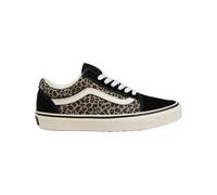 Vans - Chaussures de skate basses - Old Skool Black/Leopard pour Femme - Taille 6,5 US - Noir Noir 6,5 US