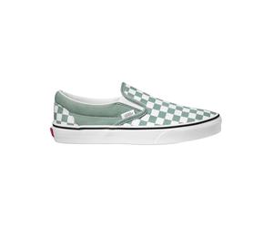Vans - Chaussures de skate - Classic Slip-On Color Theory Checkerboard Iceberg Green - Taille 40,5 - Vert Vert 40,5