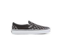 Vans - Chaussures de skate - Ua Classic Slip-On Chbd Black/Pewter Checkerboard - Taille 44 - Noir Noir 44