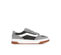 Vans Chaussures de sport classiques, noir et gris, semelle en caoutchouc, style skate