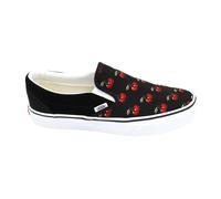 Vans - Chaussures Slip-On en Toile avec Inserts en Daim - Femme - Chaussures - Noir - Taille: 37 EU