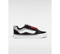VANS Chaussures Unisexe Knu Skool en Daim - Couleur : Noir/Gris/Blanc