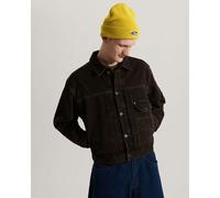 Vans - Check 5 Denim Trucker Jacket - Veste homme Black / Vintage Cocoa - M