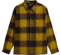 Vans - Chemise en flanelle - Larkspur Plaid Flannel Burnt Gold/Black pour Homme en Coton - Taille XL - Marron Marron XL