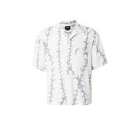 VANS Chemise 'VAN DOREN' gris clair / blanc, Taille XL