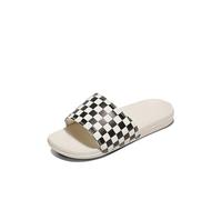 Vans Claquettes à enfiler pour femme Motif damier, Motif damier Noir/guimauve, 38.5 EU