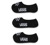 Vans Classic Canoodle (US 1-6, 3-pack), Chaussettes Fille, Black-White,