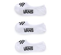 Vans Classic Canoodle (US 1-6, 3-pack), Chaussettes Fille, White-Black,
