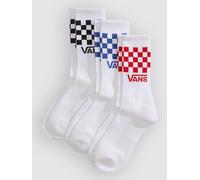 Vans Classic Check Crew Chaussettes blanc XL