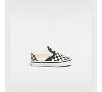 Vans Classic Slip-on Trainers Blanc,Noir EU 17 1/2 Enfants