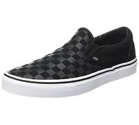 Vans Classic Slip-On, Sneakers Basses mixte adulte, Noir ((Checkerboard) black/pewter_276), 42.5 EU (8.5 UK)