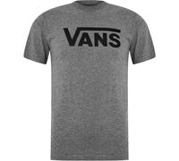Vans Classic Drop V T-Shirt, Gris chiné/Noir, S Homme
