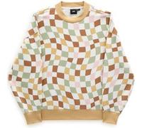 Vans Club Slouchy Crew Amusement 66 Ochre Taille: XS | Pulls Outlet | Femme | Marron
