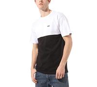 Vans Color Block Short Sleeve T-shirt Blanc,Noir M Homme