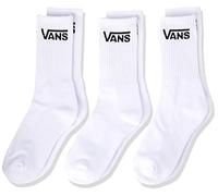 Vans Crew (US 1-6, 3-Pack) Chaussettes, White 2, Taille Unique Mixte Enfant