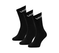 Vans Crew (Us 9-13, 3-Pack) Chaussettes, Noir 2, Taille Unique Homme