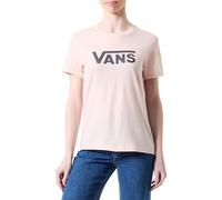 Vans Drop V SS Crew-b T-Shirt, Orange, S Femme
