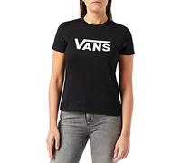 Vans Drop V SS Crew T-Shirt, Noir, L Femme