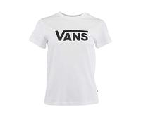 Vans Drop V SS Crew T-Shirt, White, L Femme
