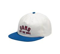 Vans, Femme, Accessoires, Blanc, Taille: ONE Size Chapeau en Coton à Profil Bas Bleu Blanc